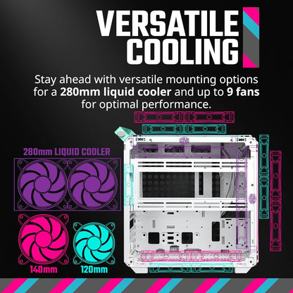 Cooler Master Q500-DGNN-S00 QUBE 500 ATX PC Case