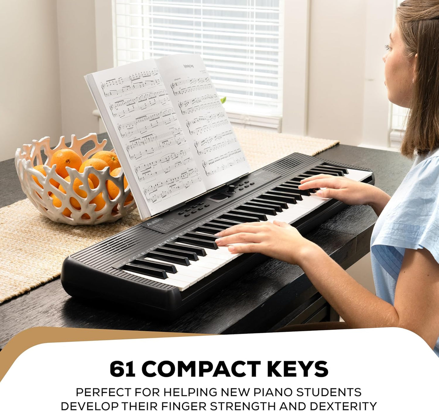 Alesis MELODY61 MK4 KO 61-Key Keyboard Piano for Beginners