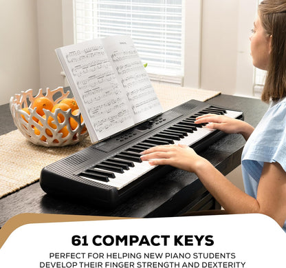 Alesis MELODY61 MK4 KO 61-Key Keyboard Piano for Beginners