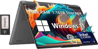 Lenovo Yoga 7i 14" 2K Touch Laptop Ultra 5, 1.16TB