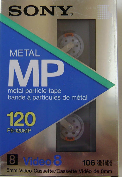 Sony 5264453 8mm Metal MP 120 Video Cassette