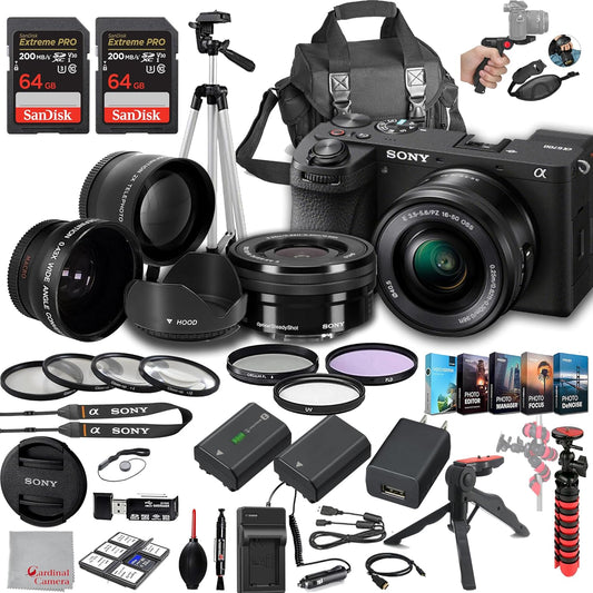 Sony a6700 Mirrorless Camera 16-50mm Lens Deluxe Bundle