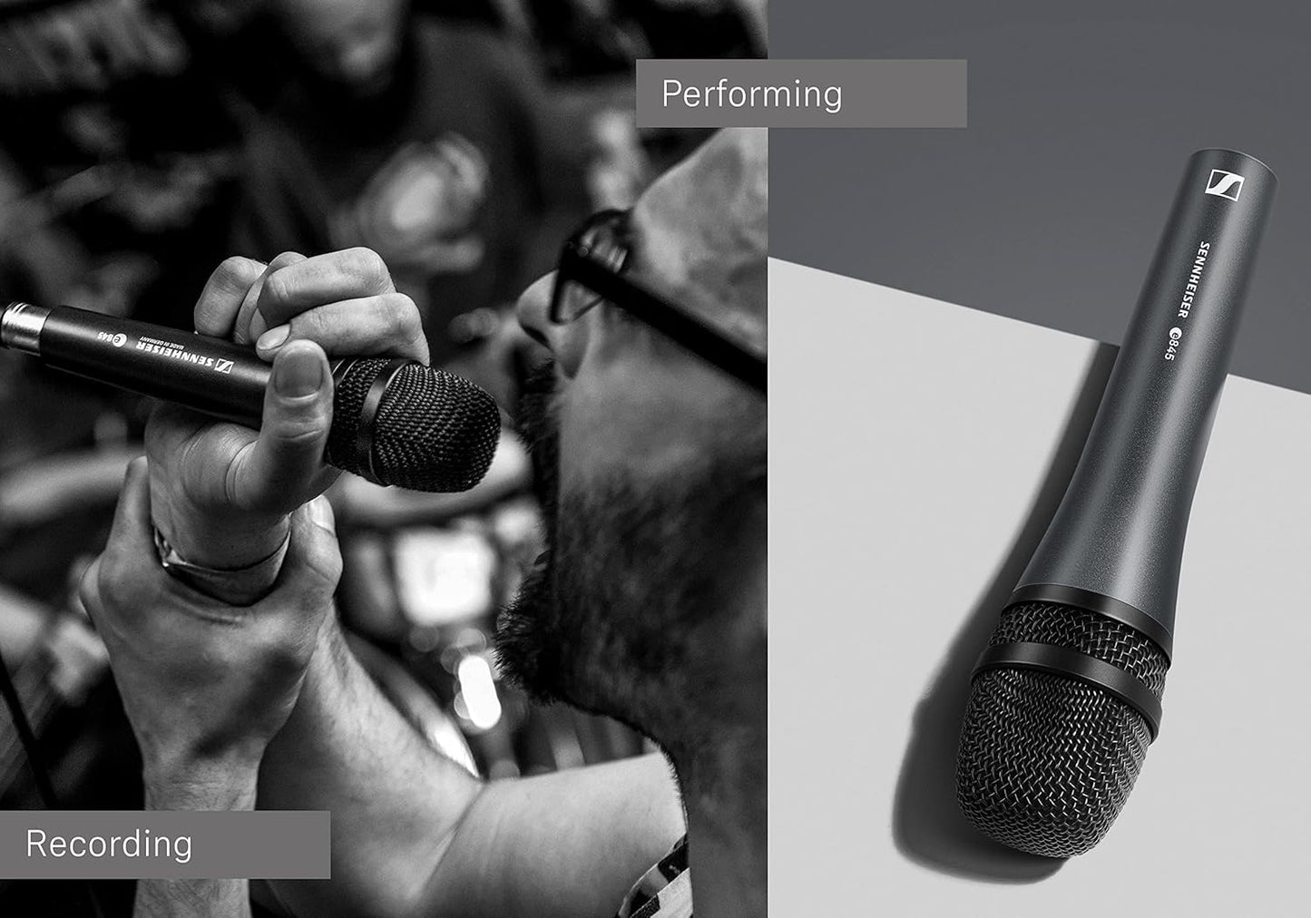 Sennheiser 004515 E845 Dynamic Supercardioid Microphone