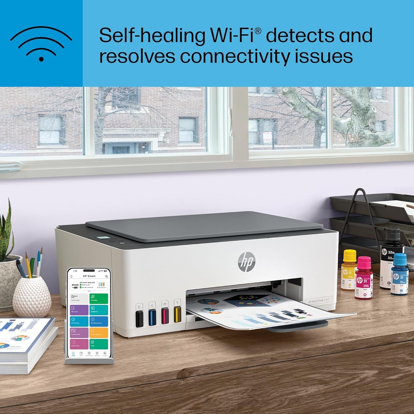 HP ST 5101 AIO Smart Tank Wireless Inkjet Printer