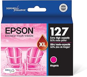 Epson T127320-S DURABrite Ultra 127 Magenta Ink Cartridge