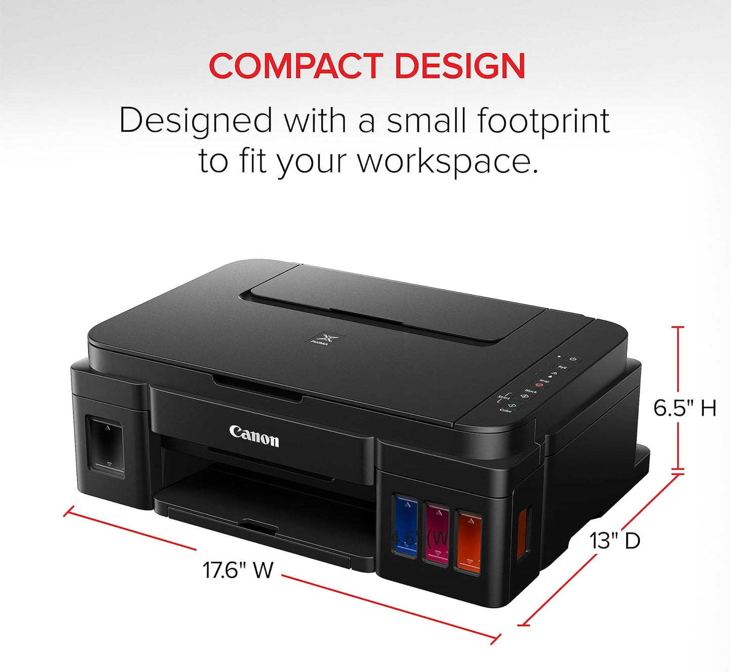 Canon 0630C002 G3200 MegaTank Wireless All-In-One Printer