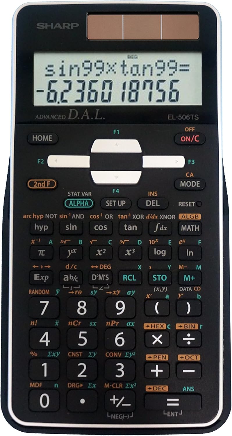 Sharp EL-506TSBBW Scientific Calculator — main product image