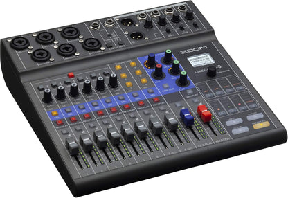 Zoom LiveTrak L-8 Portable Digital Mixer Recorder Bundle