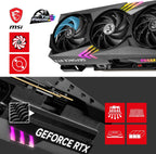 MSI V510-006R RTX 4090 Gaming X Trio - 24GB GDDR6X Graphics Card