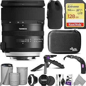 Tamron 24-70mm 2.8 Canon EF Lens Bundle