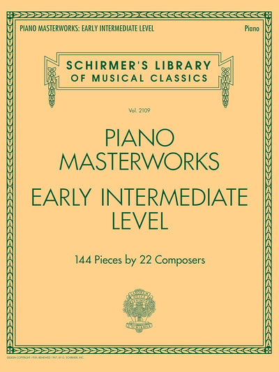 Hal Leonard Piano Masterworks Schirmer's Library Volume 2109