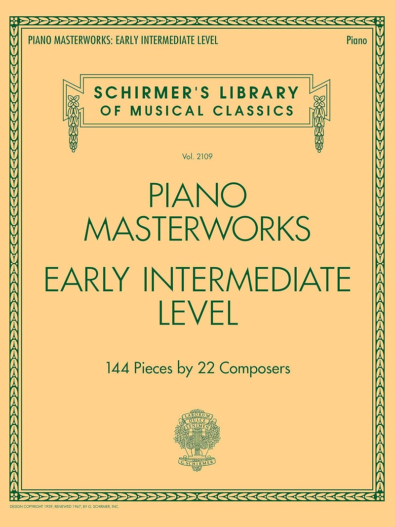 Hal Leonard Piano Masterworks Schirmer's Library Volume 2109 — main product image
