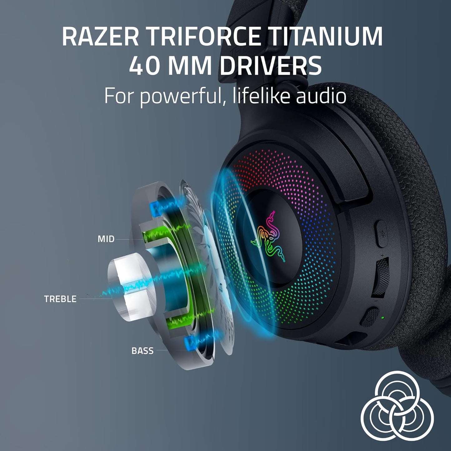 Razer RZ04-05170100-R3U1 Kraken V4 Wireless Gaming Headset