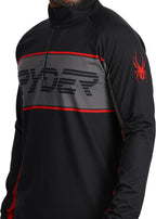 Spyder 38A125314 Men's Paramount Zip T-Neck Mid-Layer