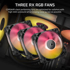Corsair CW-9061018-WW iCUE Link Titan 360 RX RGB CPU Cooler
