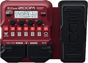 Zoom B1X FOUR Bass Multi-Effects Pedal with Expression