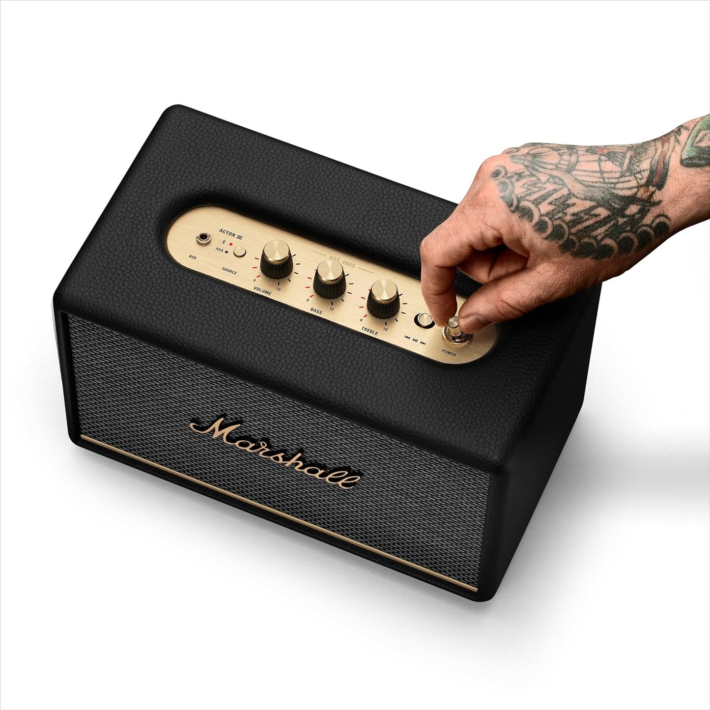 Marshall 1006008 Acton III Bluetooth Home Speaker - Black