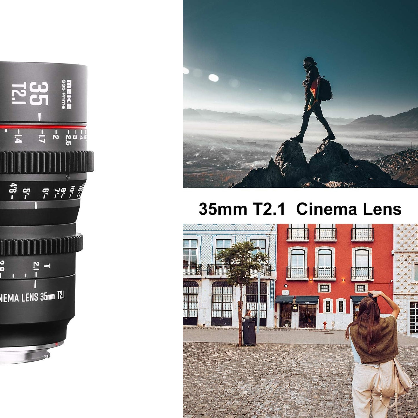 Meike 35mm T2.1 S35 EF Mount Cinema Lens