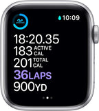 Apple Series 6 44mm GPS Silver Aluminum Renewed