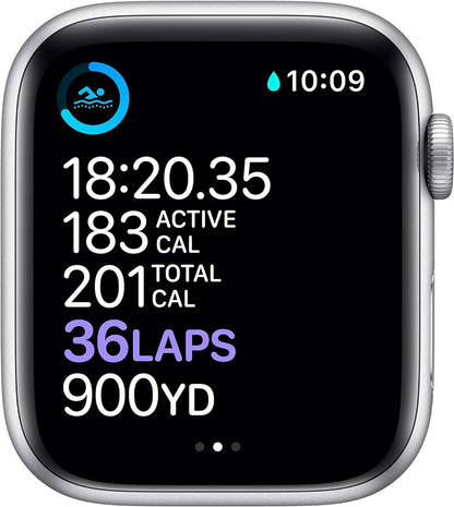 Apple Series 6 44mm GPS Silver Aluminum Renewed