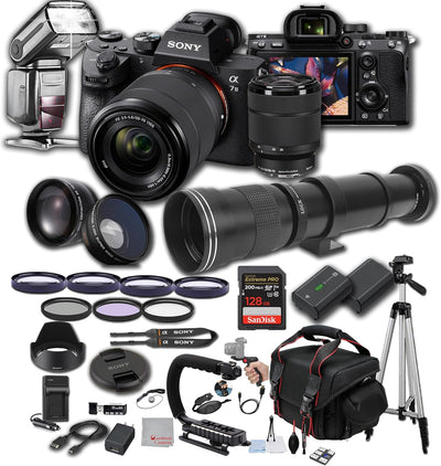 Sony A7 III Camera Bundle - 28-70mm Lens & Accessories
