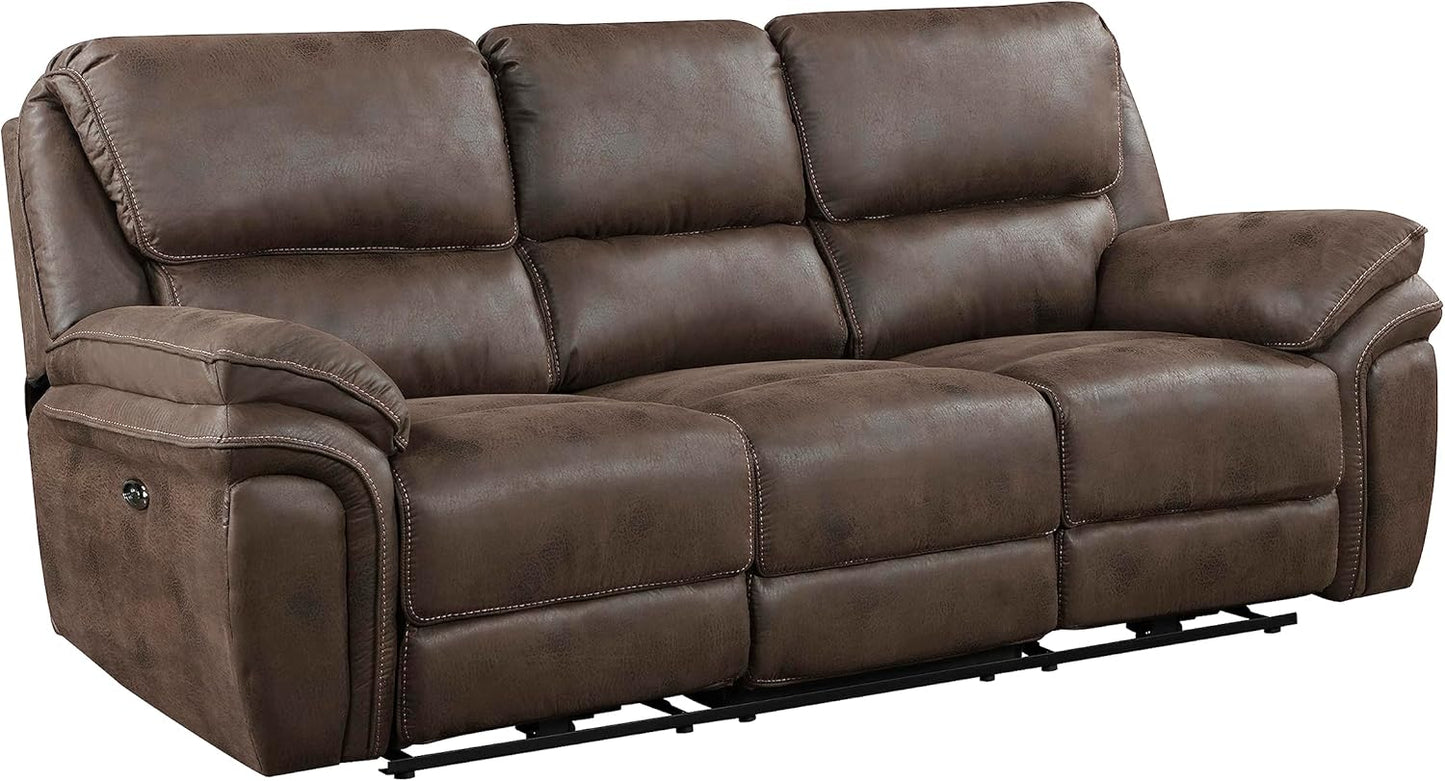 Lexicon Dorritt Power Reclining Living Room Set - Brown
