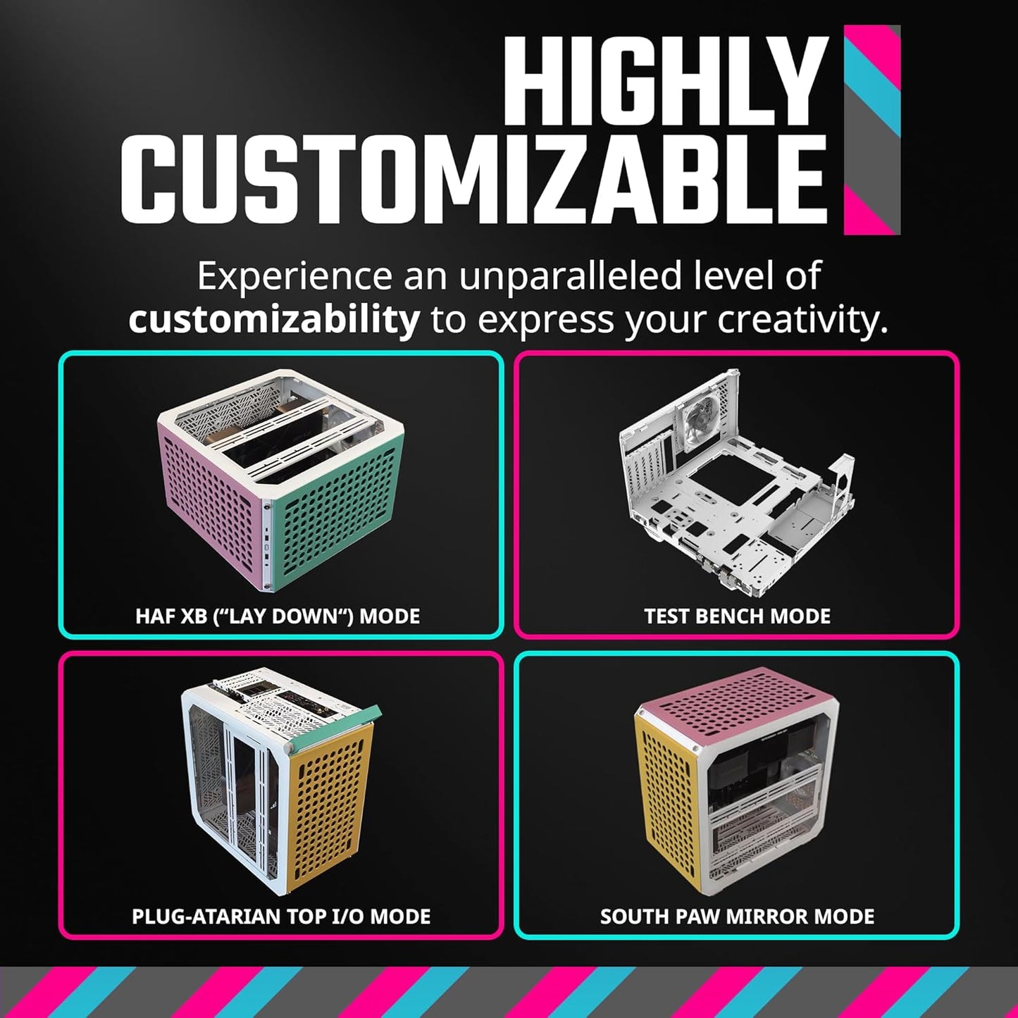 Cooler Master Q500-DGNN-S00 QUBE 500 ATX PC Case