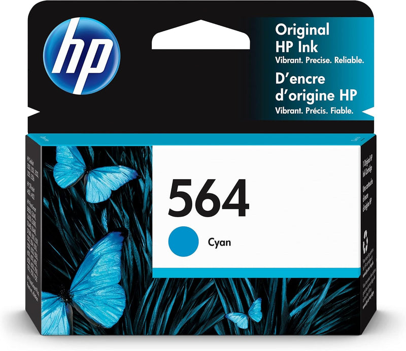 HP CB318WN 564 Cyan Ink Cartridge Original — main product image