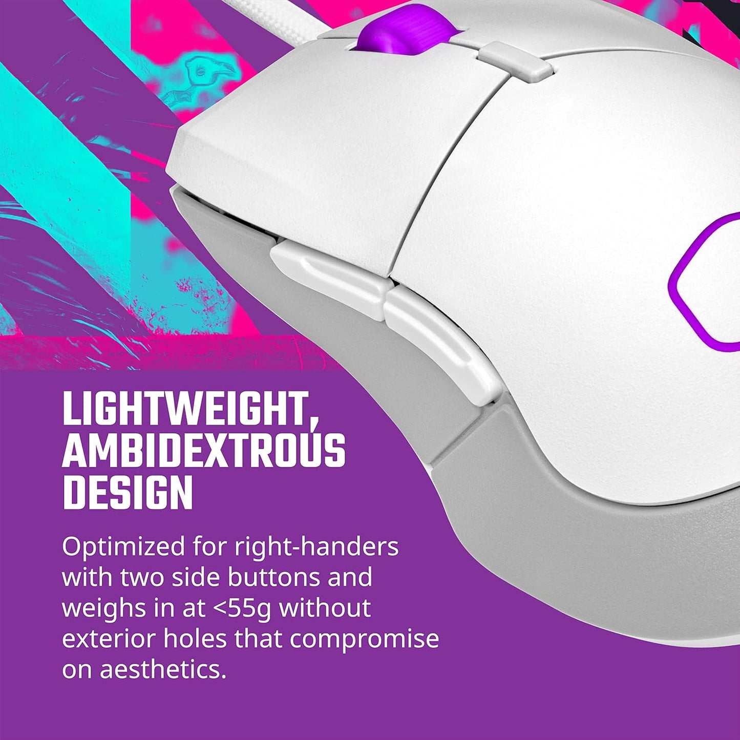 Cooler Master MM310 White Lightweight Gaming Mouse