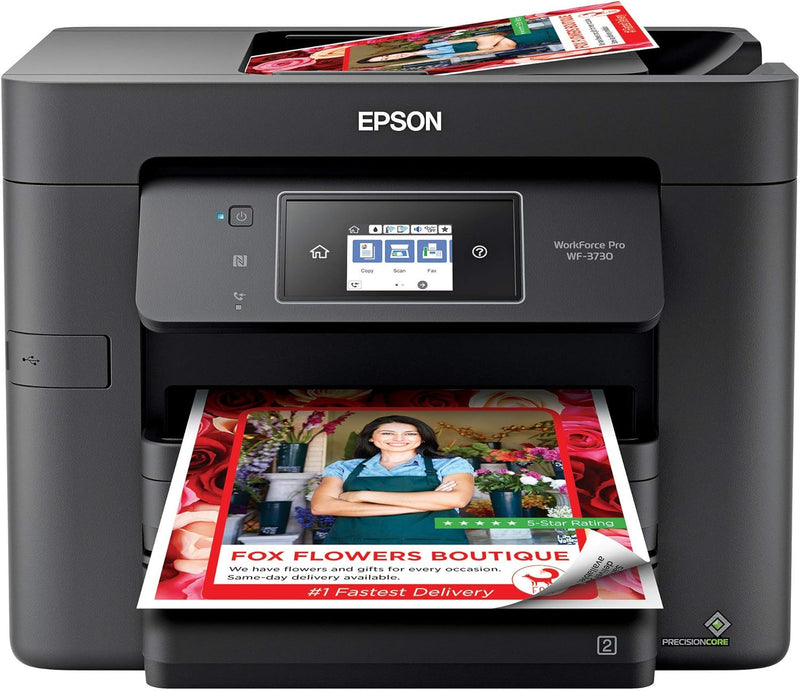 Epson WF-3730 Wireless All-in-One Color Inkjet Printer — main product image