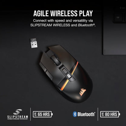 Corsair CH-931A011-NA DARKSTAR RGB Wireless MMO/MOBA Gaming Mouse