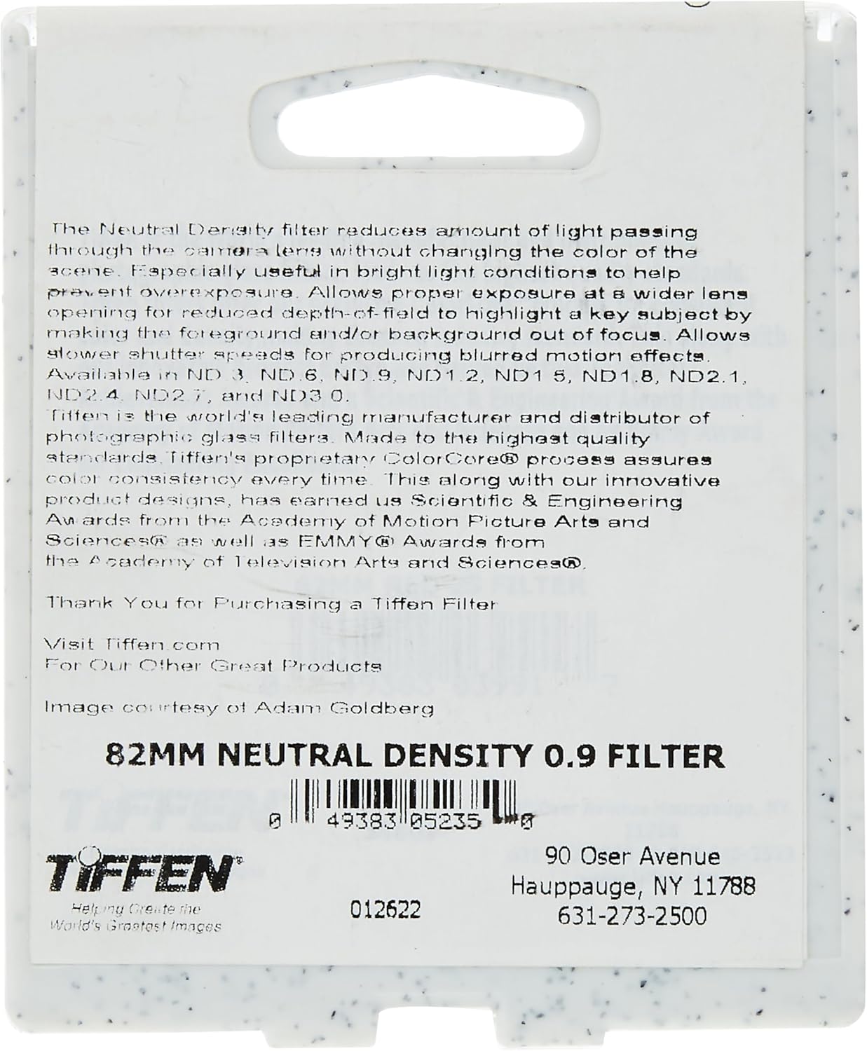 Tiffen 82ND9 82mm Neutral Density ND0.9 Filter