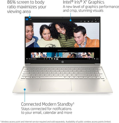 HP 15-EG0070WM Pavilion 15.6" Touch Laptop Bundle