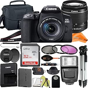 Canon EOS 850D Rebel T8i DSLR 18-55mm Bundle