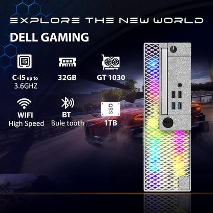 Dell Core i5 RGB Gaming Desktop GT 1030 (Renewed)