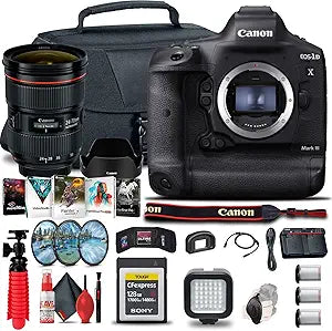 Canon 3829C002 EOS-1D X Mark III DSLR Camera Bundle (Renewed)