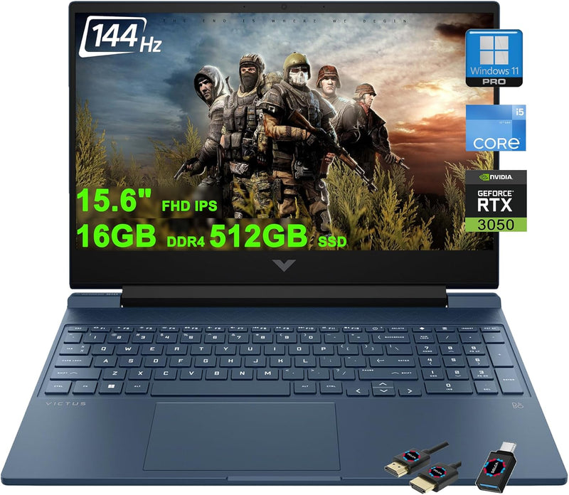 HP i5-12450H Victus 15 RTX 3050 Gaming Laptop — main product image