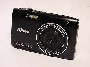 Nikon COOLPIX S3100 Black 14MP Digital Camera 5x Zoom