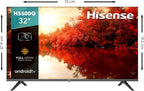 Hisense 32H5500G 32-Inch Android Smart TV - 2021 Model