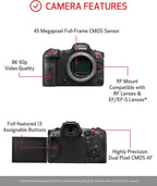 Canon 5077C002 EOS R5 C 8K Full-Frame Mirrorless Camera