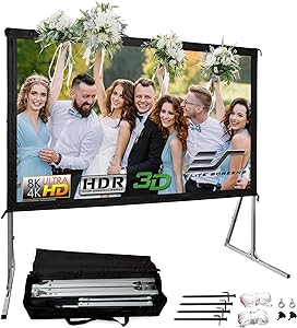 Elite Screens OMS110HR3 Yard Master 2 Outdoor Projector Screen