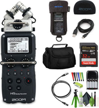 Zoom H5 Portable Audio Recorder XLR Mic Bundle