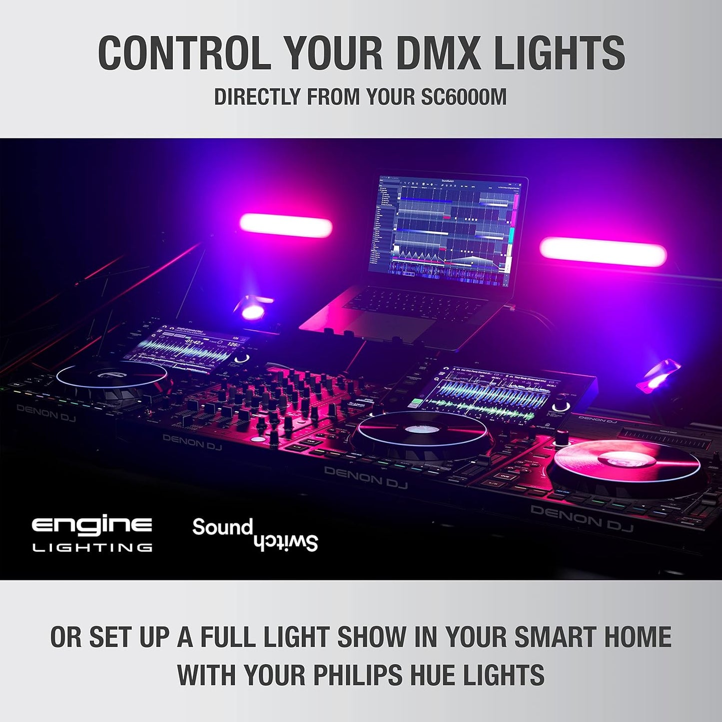 Denon DJ SC6000MPRIME Standalone Media Player Motorized Platter