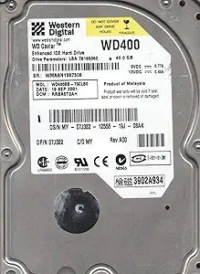 Western Digital WD400BB-75CLB0 40GB IDE Hard Drive