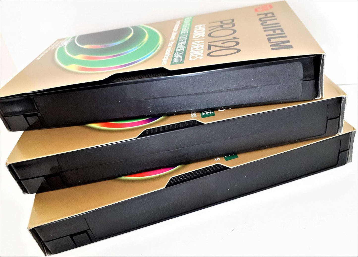 Fujifilm 23022123 PRO T-120 High-Grade VHS Tape 3-Pack