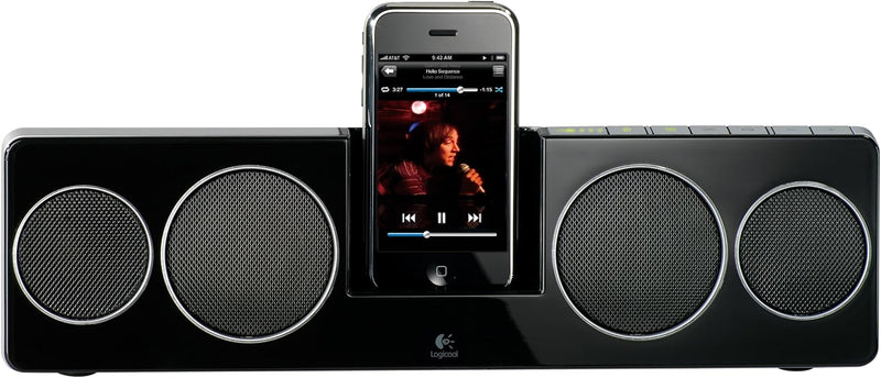 Logitech 984-000057 Pure-Fi Anywhere 2 iPod/iPhone Docking Speakers — main product image