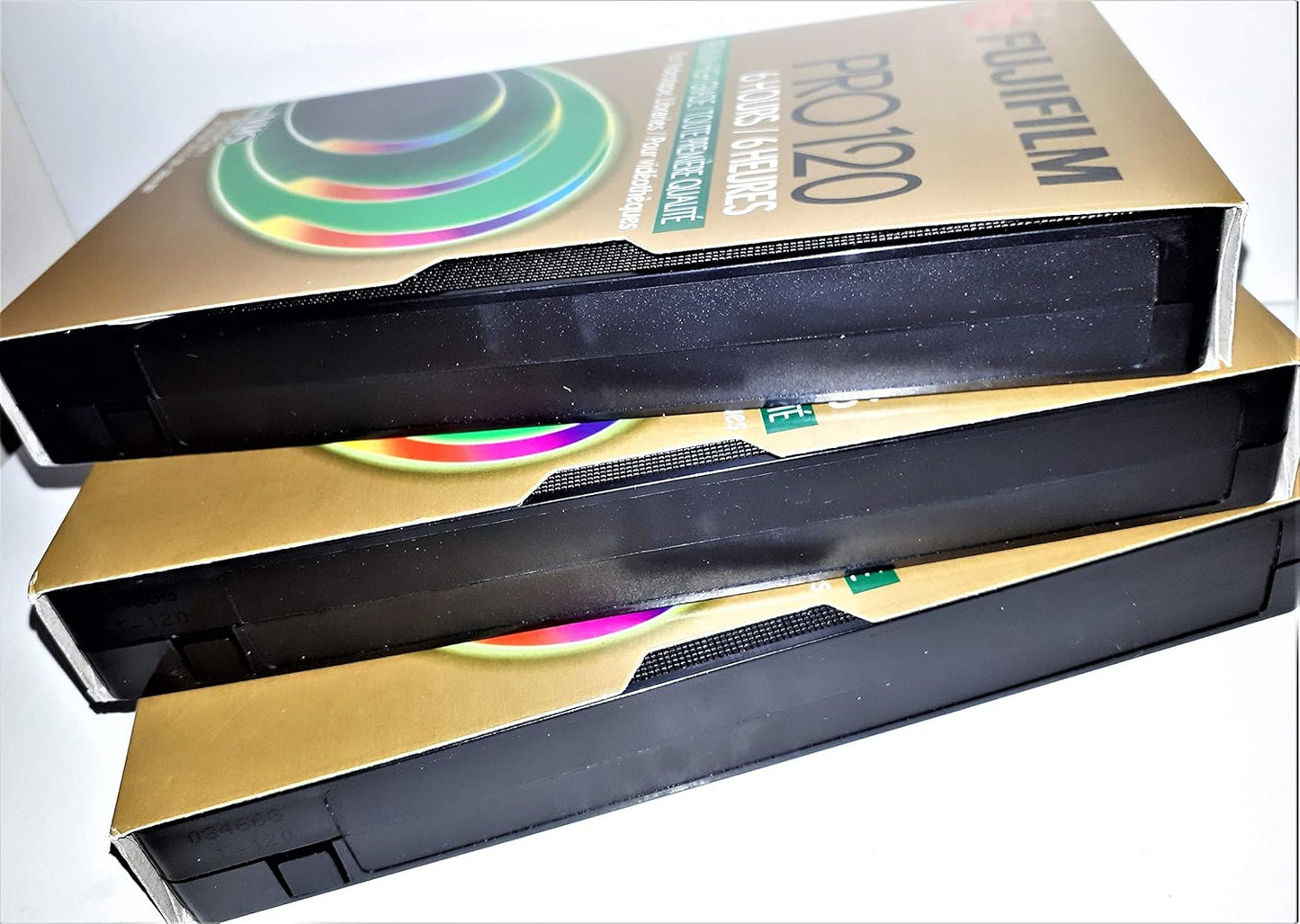 Fujifilm 23022123 PRO T-120 High-Grade VHS Tape 3-Pack