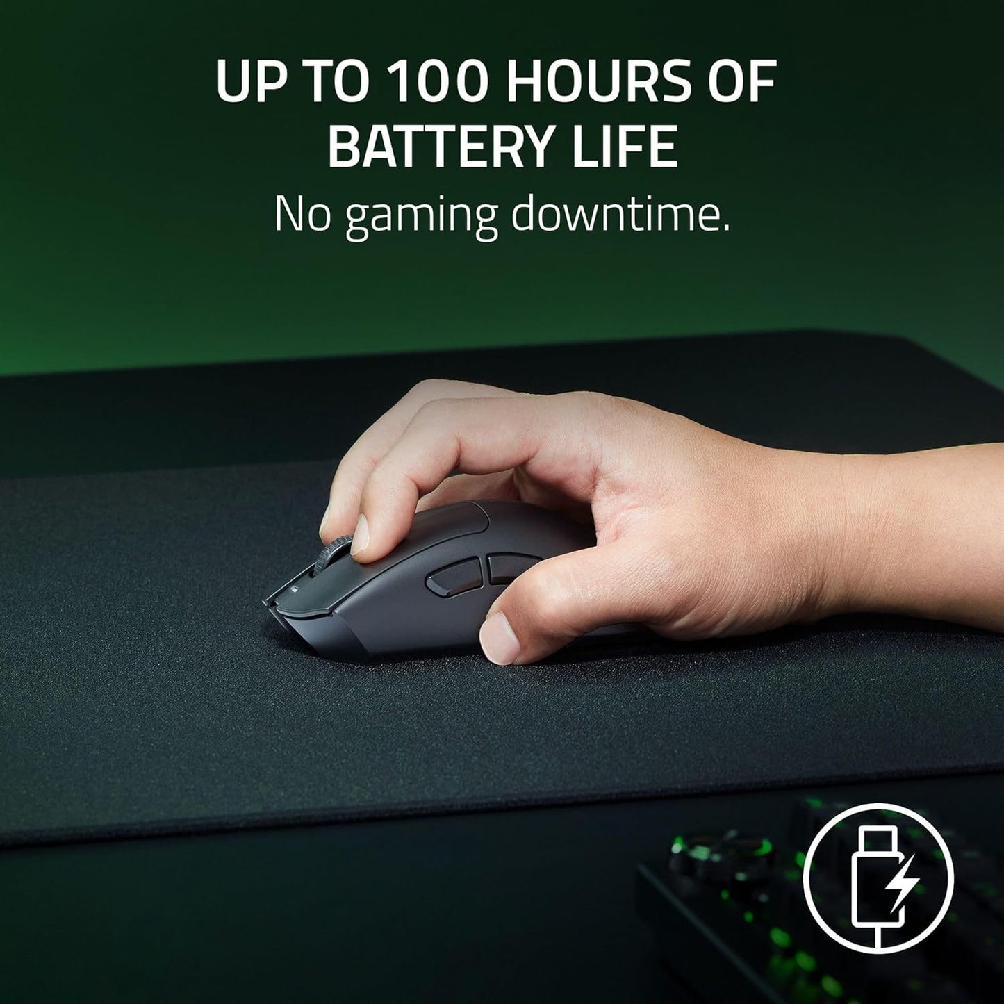 Razer Deathadder V3 Hyperspeed Wireless Esports Mouse (Renewed)