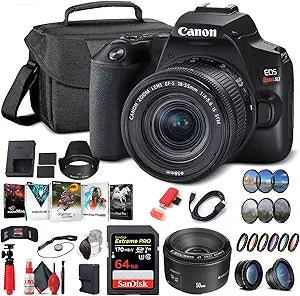 Canon EOS Rebel SL3 DSLR Camera Bundle - Renewed
