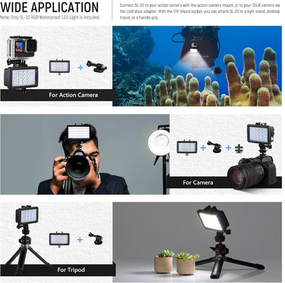 Neewer 10101017 RGB Underwater Diving Light